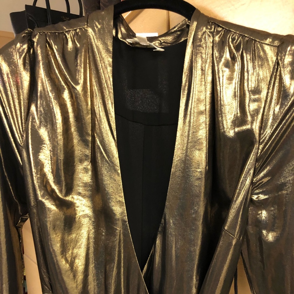 L’Agence Metallic Dress XS